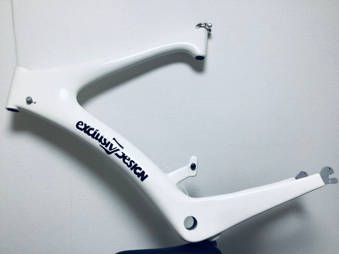 90年代 ドイツ製 Xtrem トラックレーサー カーボンモノコックフレーム 白