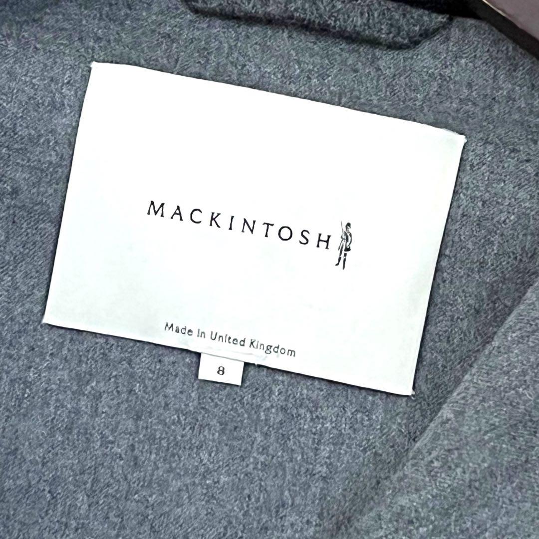 美品　現行　白タグ　マッキントッシュ　ダブルフェイス　ウール　フードロングコート