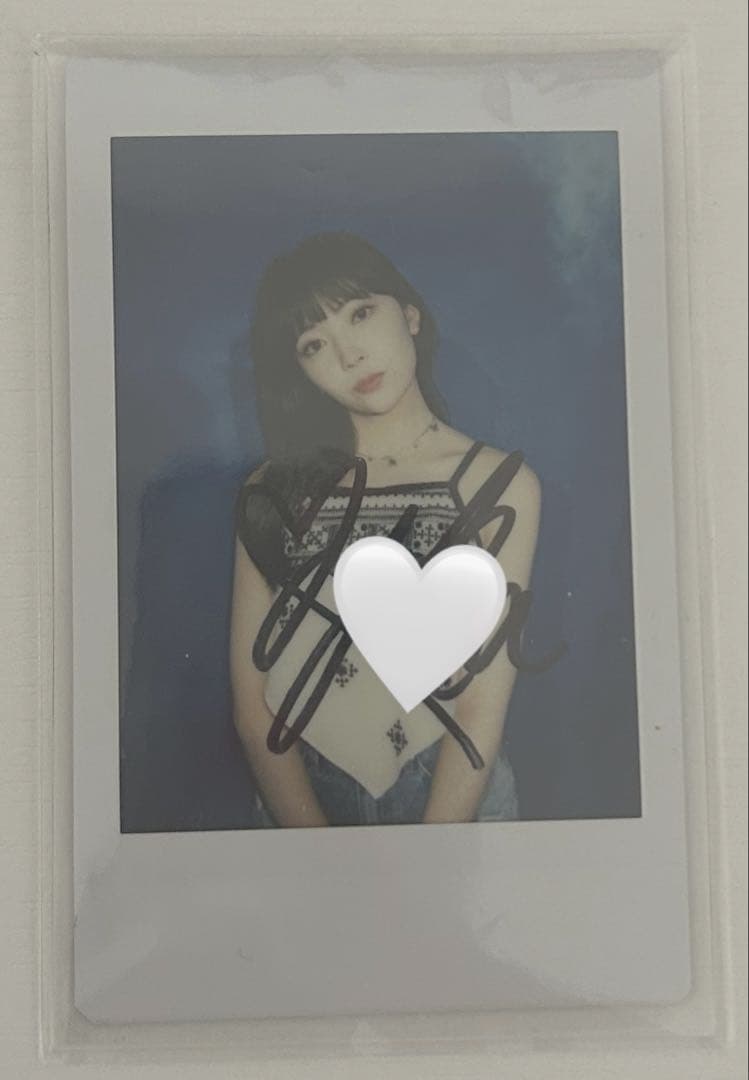 NiziU マユカ 直筆サイン