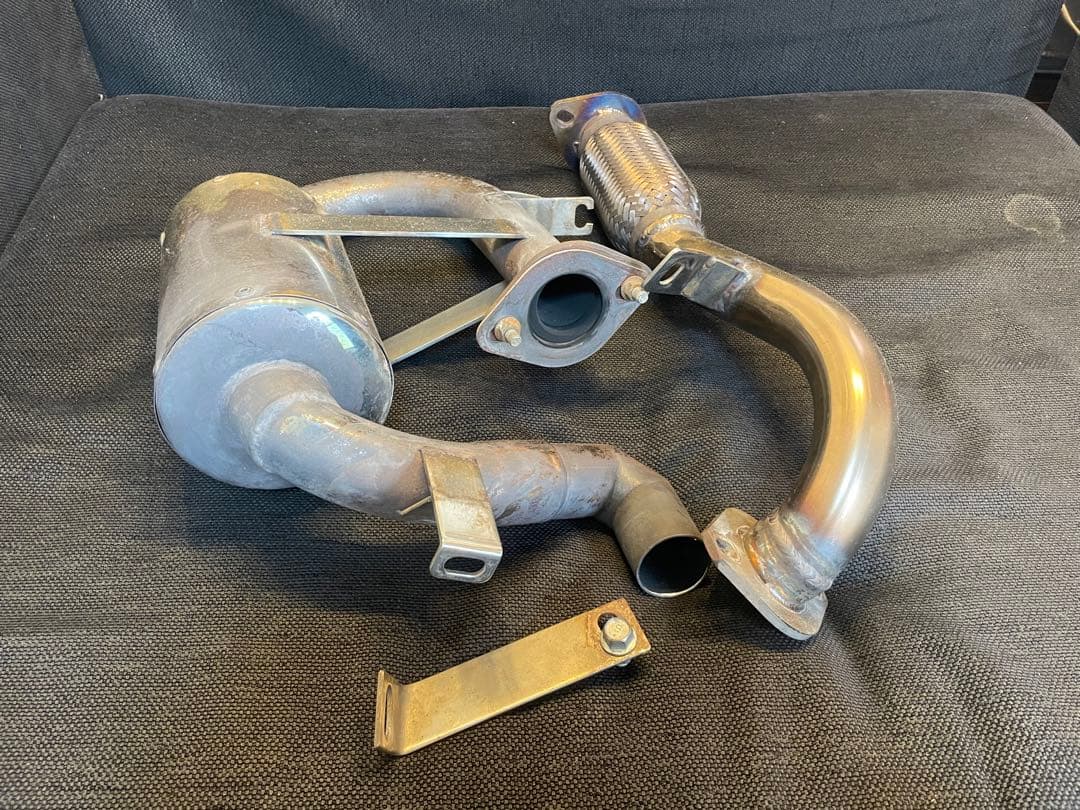 サンバー　社外マフラー＆触媒ストレート　tw tv