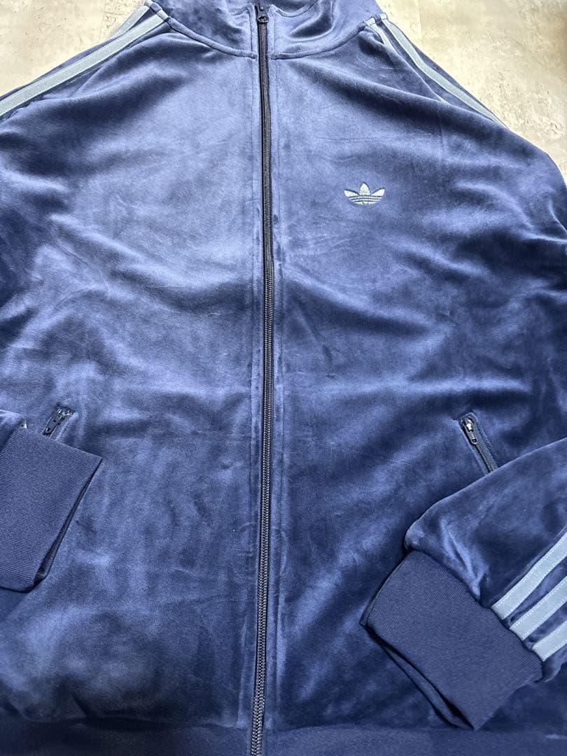 極美品adidas originalsベロアベッケンバウアートラックジャケット