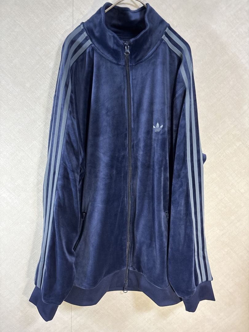 極美品adidas originalsベロアベッケンバウアートラックジャケット