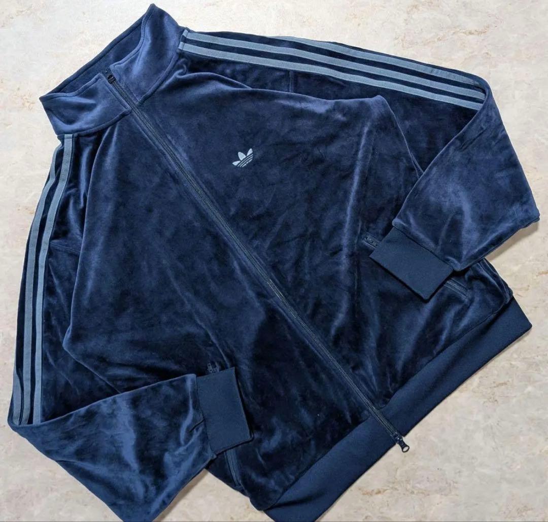 極美品adidas originalsベロアベッケンバウアートラックジャケット