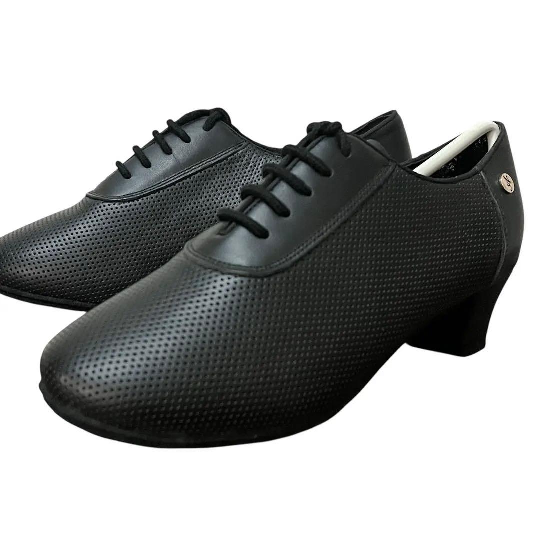 ADS 社交ダンスシューズ ブラック スタンダード 黒 23cm