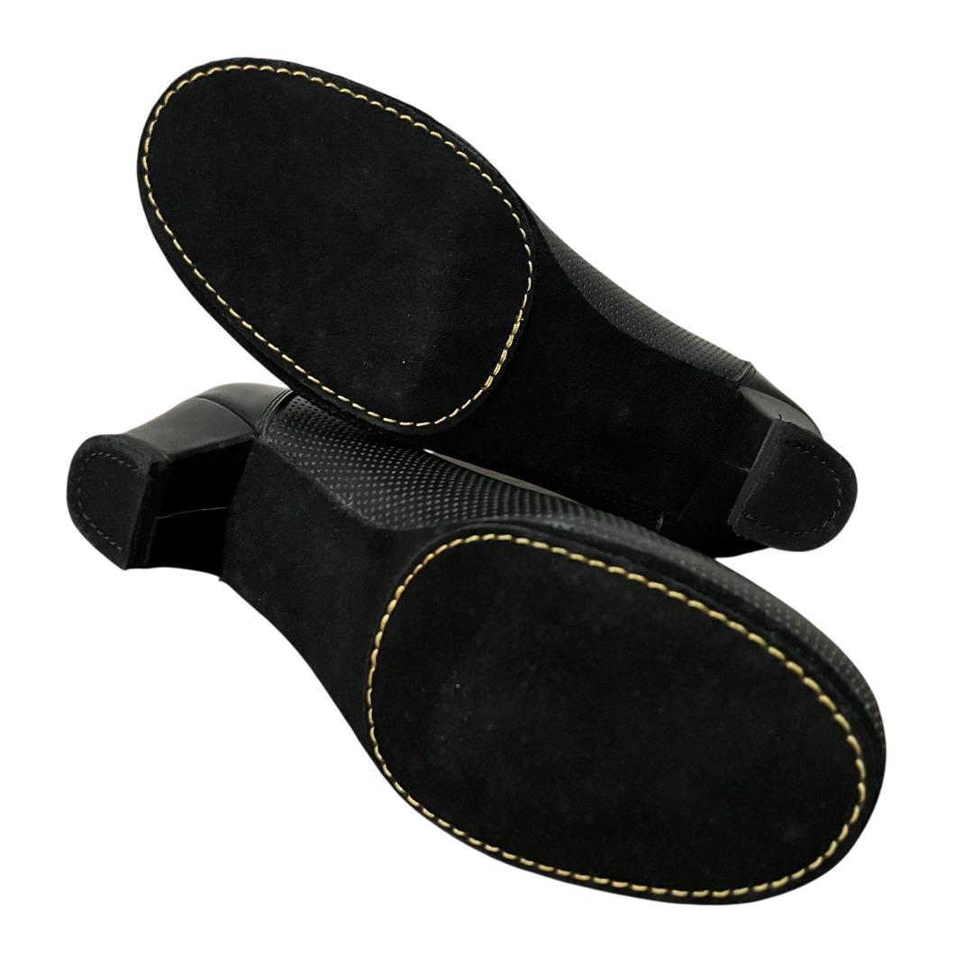 ADS 社交ダンスシューズ ブラック スタンダード 黒 23cm