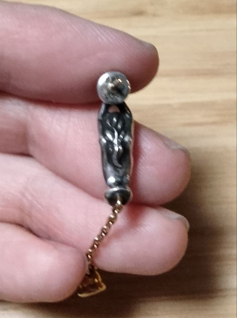 新品未使用 Froid Tiedeur ピアス 片耳 罪と罰 K18 925