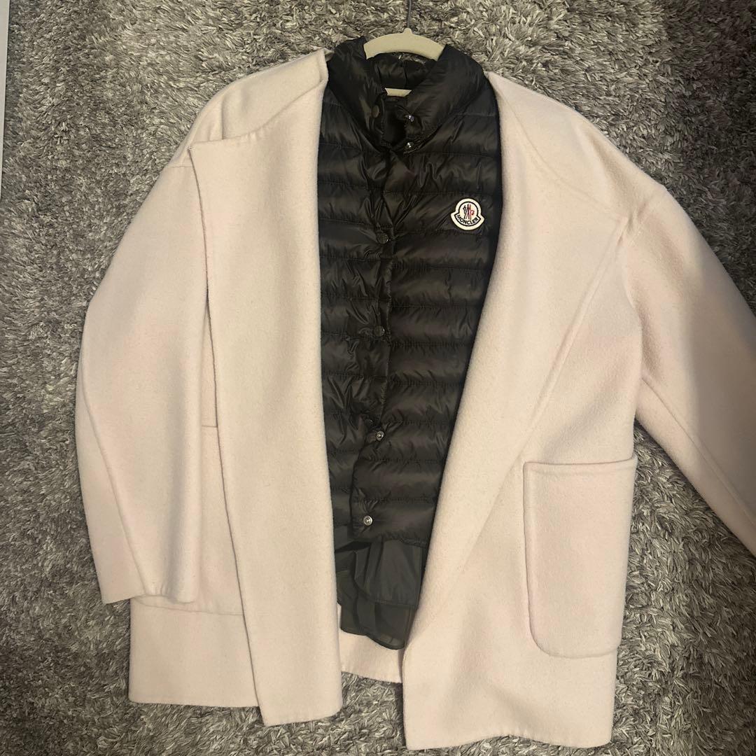 MONCLER ダウンベスト モンクレール sacai コラボ　ブラック
