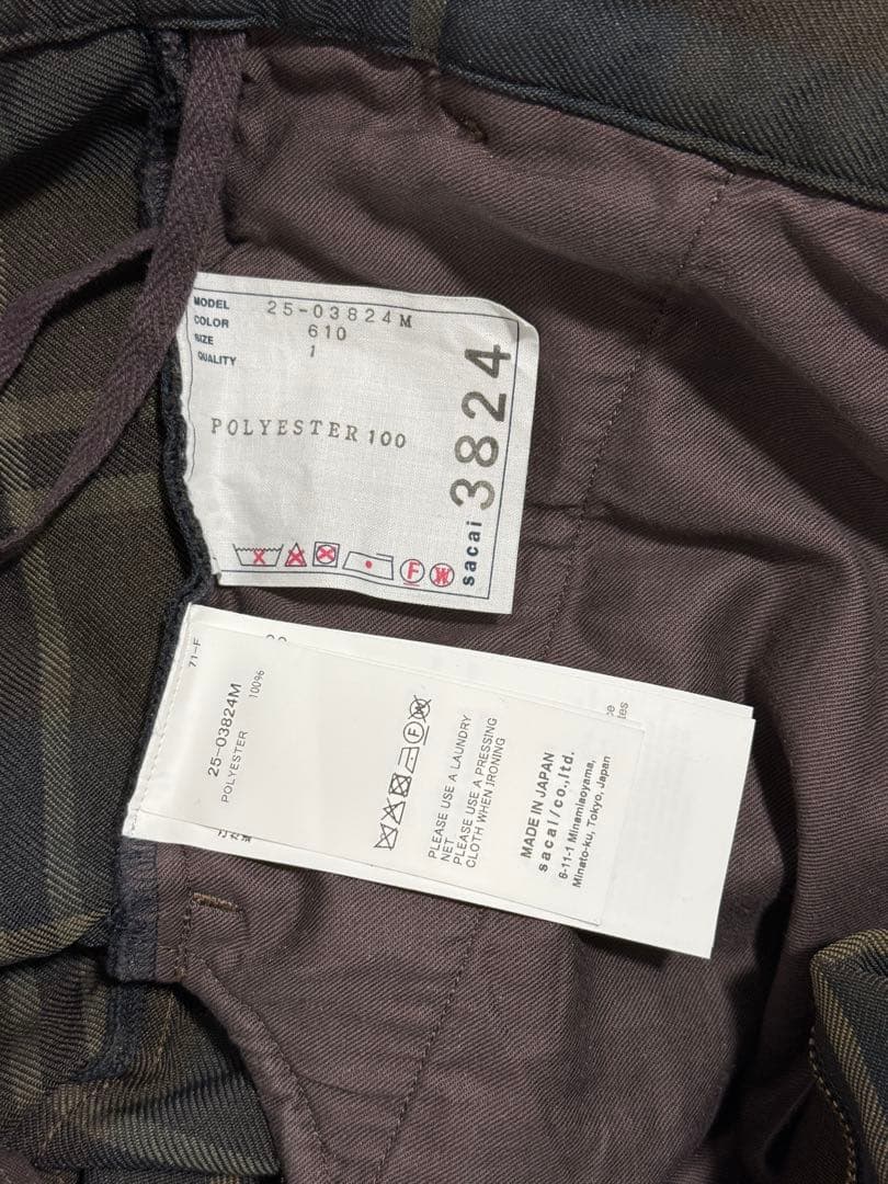 Sacai Plaid Shirts & Pants / 半額以下!