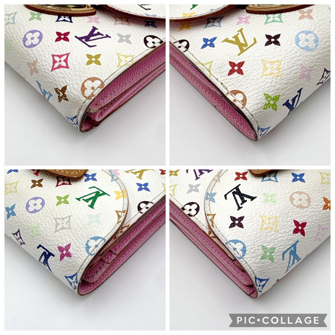 【美品】ルイヴィトン 折り財布 モノグラム マルチカラー ポルトフォイユ ジョイ