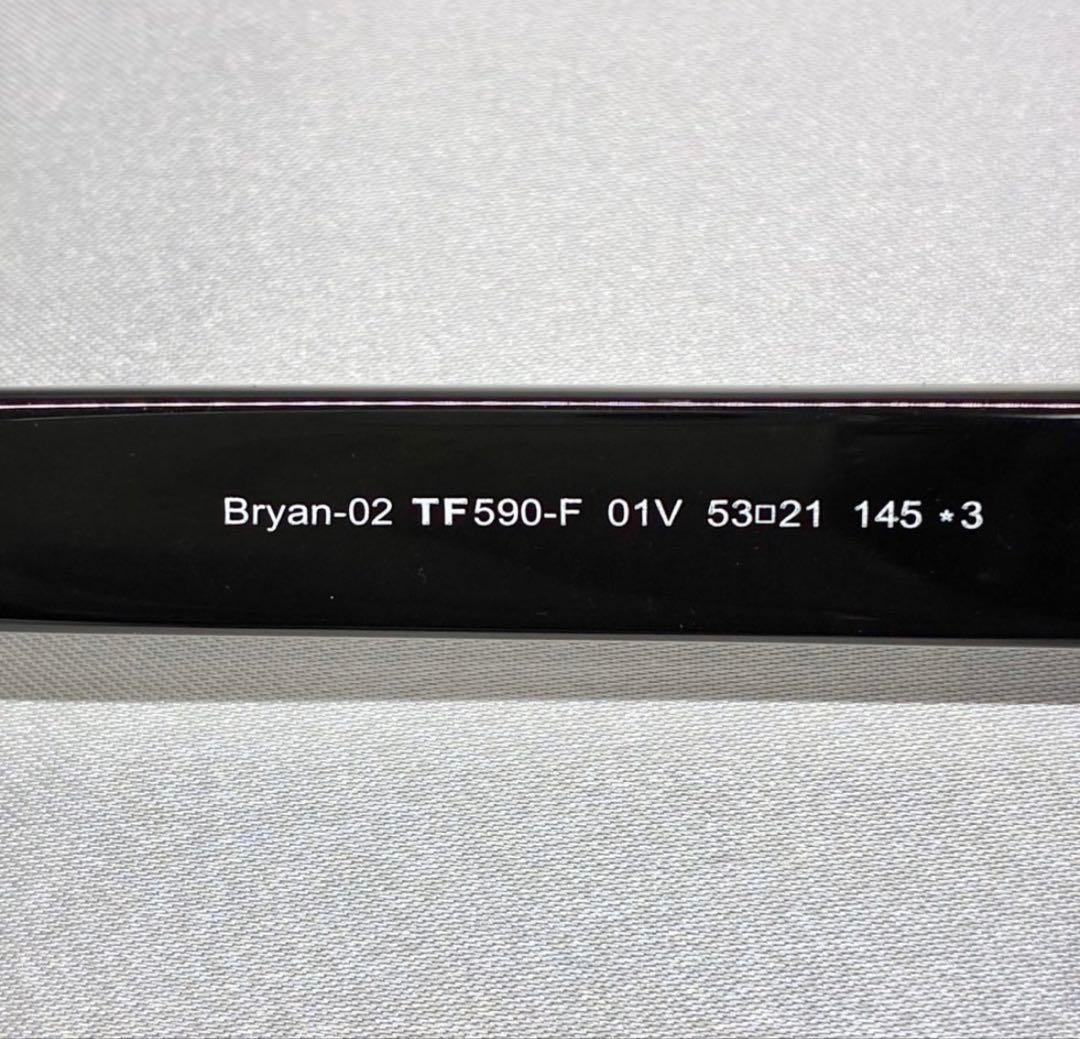 Bryan-02 TF590-F 01V トムフォード サングラス 黒 ブラック