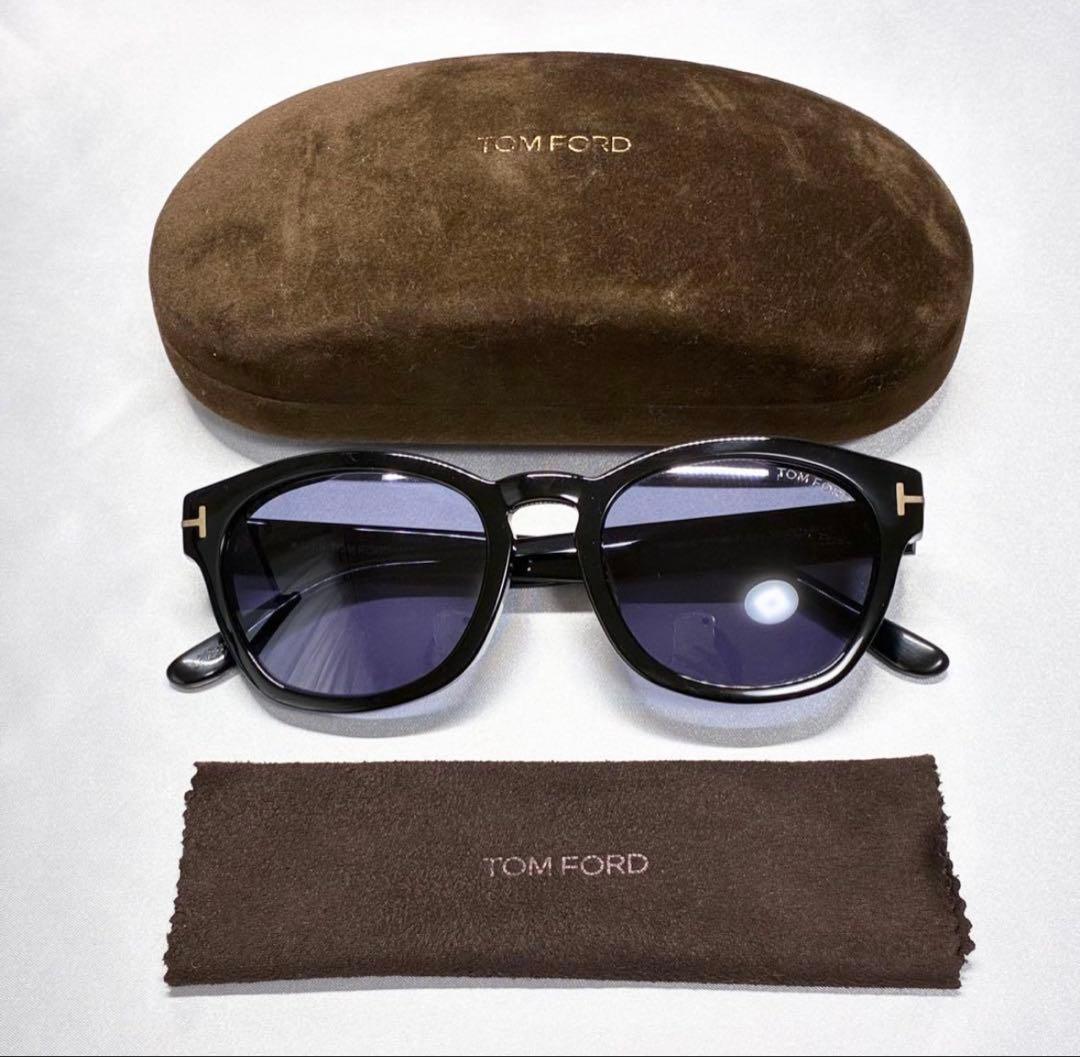 Bryan-02 TF590-F 01V トムフォード サングラス 黒 ブラック