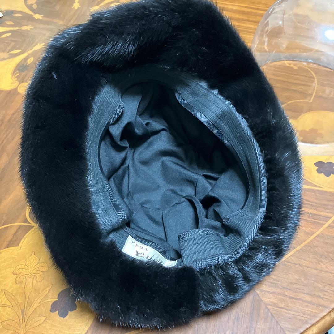 総ミンク帽子 アトリエどら猫 旭川