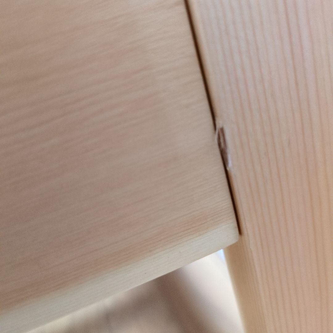 組み立て式 木製シングルすのこベッド 宮付き2口コンセント付き