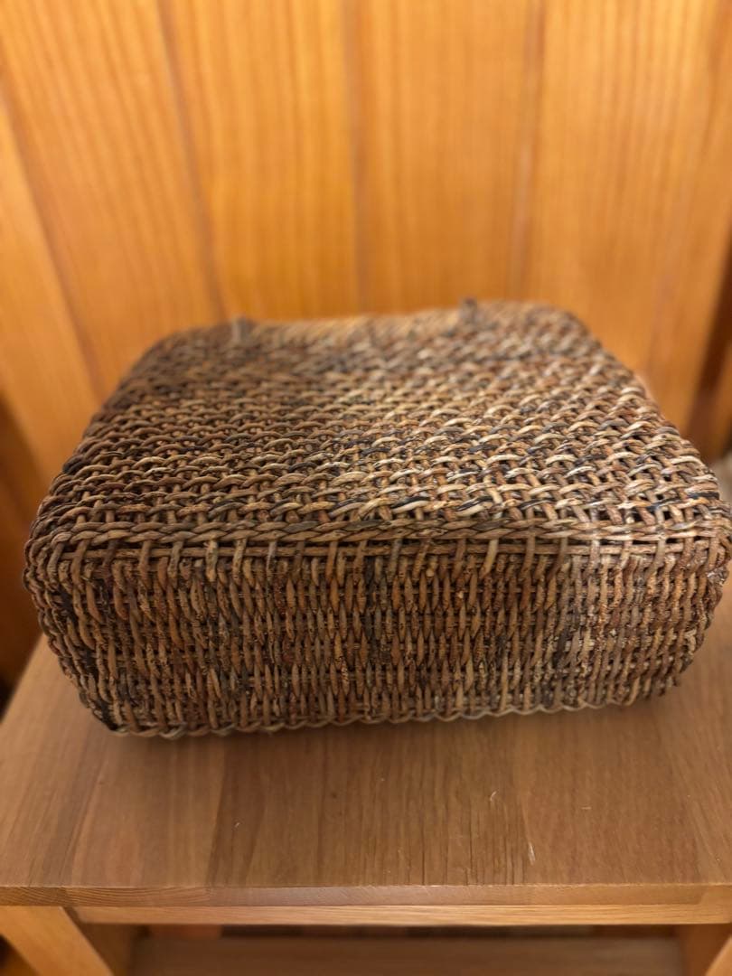 和島常男さん　あけびかご