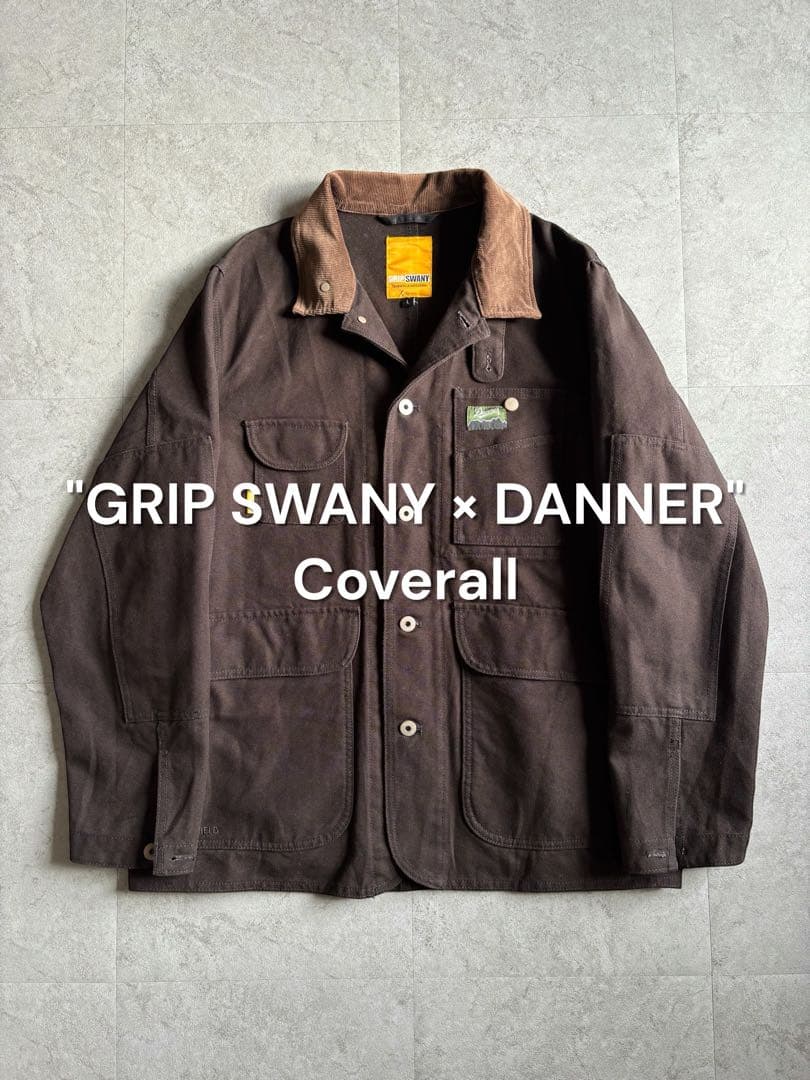GRIP SWANY×DANNER FPカバーオール 難燃 ブラック L 美品