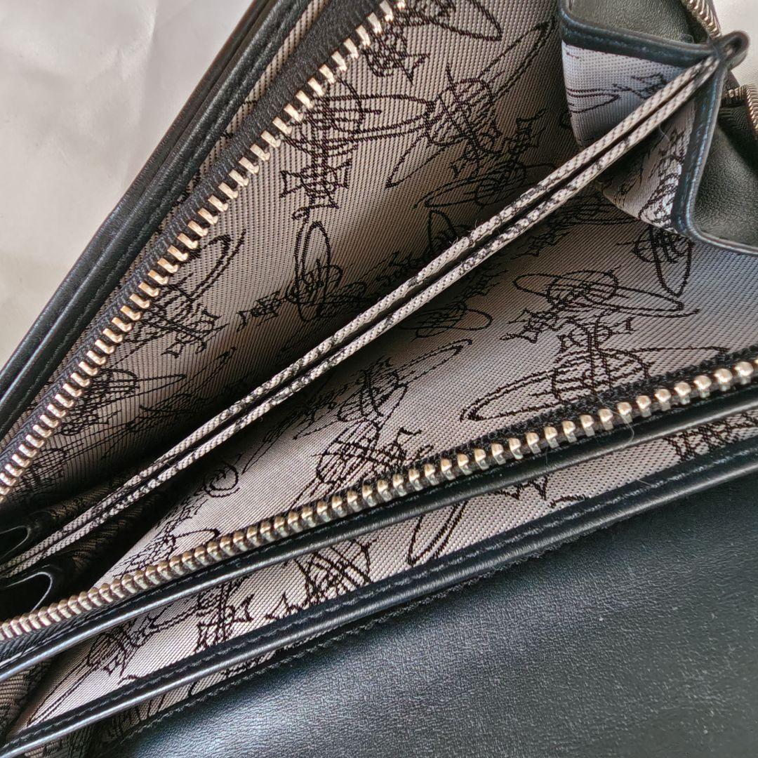 未使用級　ヴィヴィアンウエストウッド DERBY チェック　長財布　オーブ