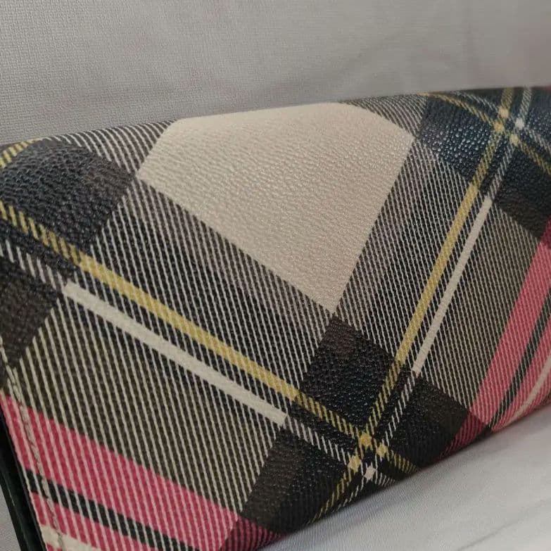 未使用級　ヴィヴィアンウエストウッド DERBY チェック　長財布　オーブ