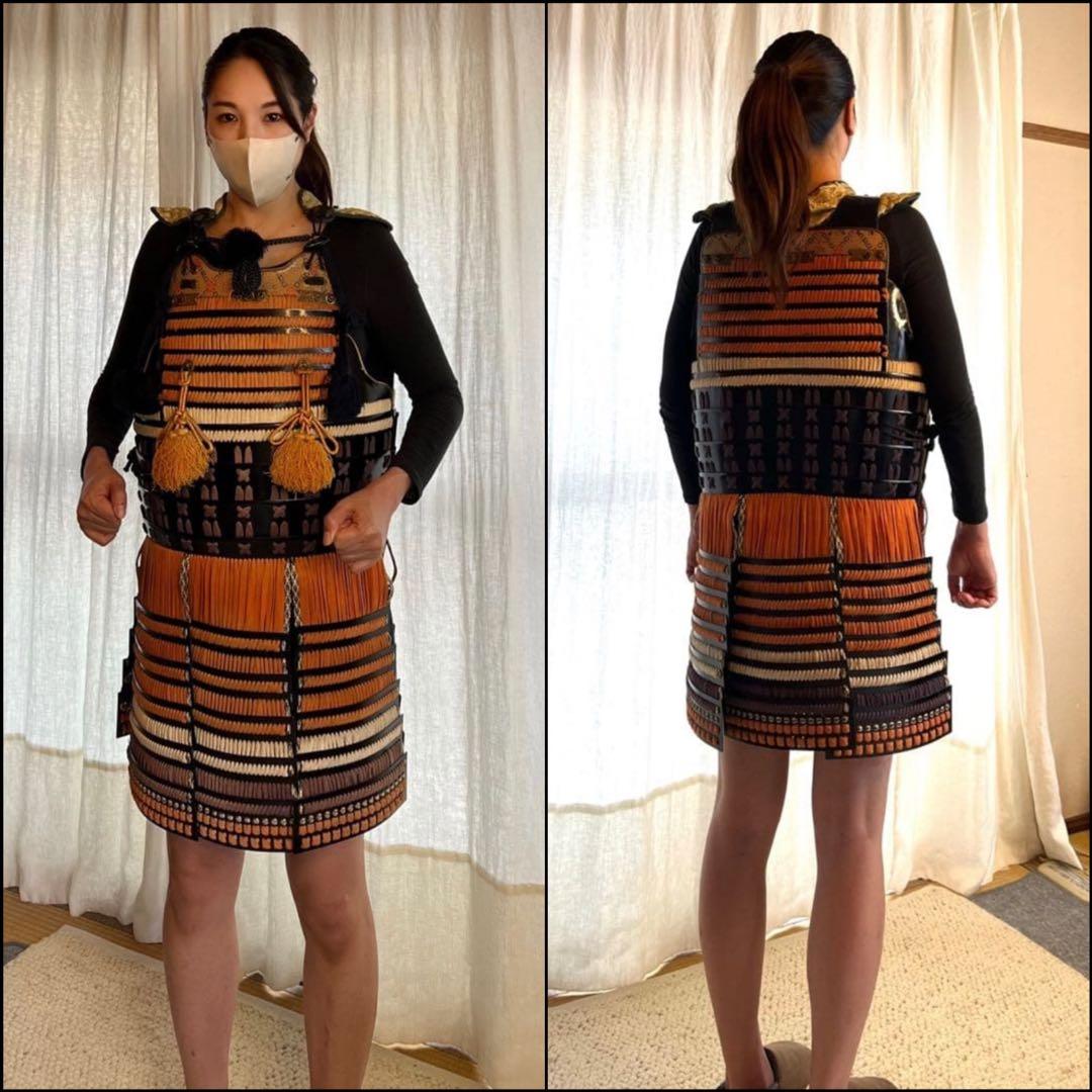 【BLACK】美品！丸武産業製　日本 甲冑 鎧 一式『清掃除菌 済』