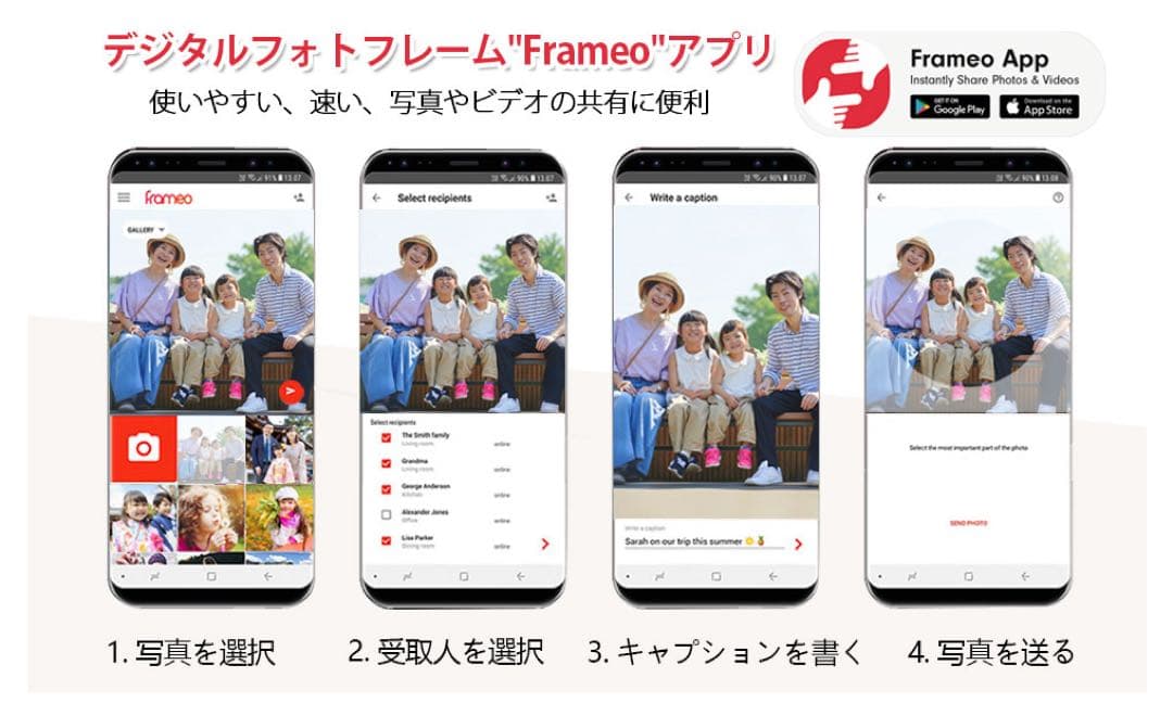 新品未使用　15.6インチ デジタルフォトフレーム 32GB 自動回転　高画質