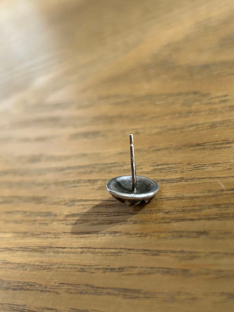 クロムハーツ　クロスボールスタッドピアス 片耳のみ　キャッチ欠品