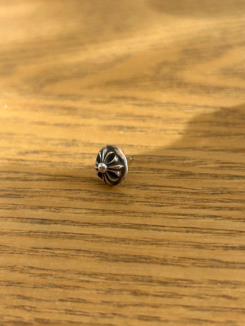 クロムハーツ　クロスボールスタッドピアス 片耳のみ　キャッチ欠品