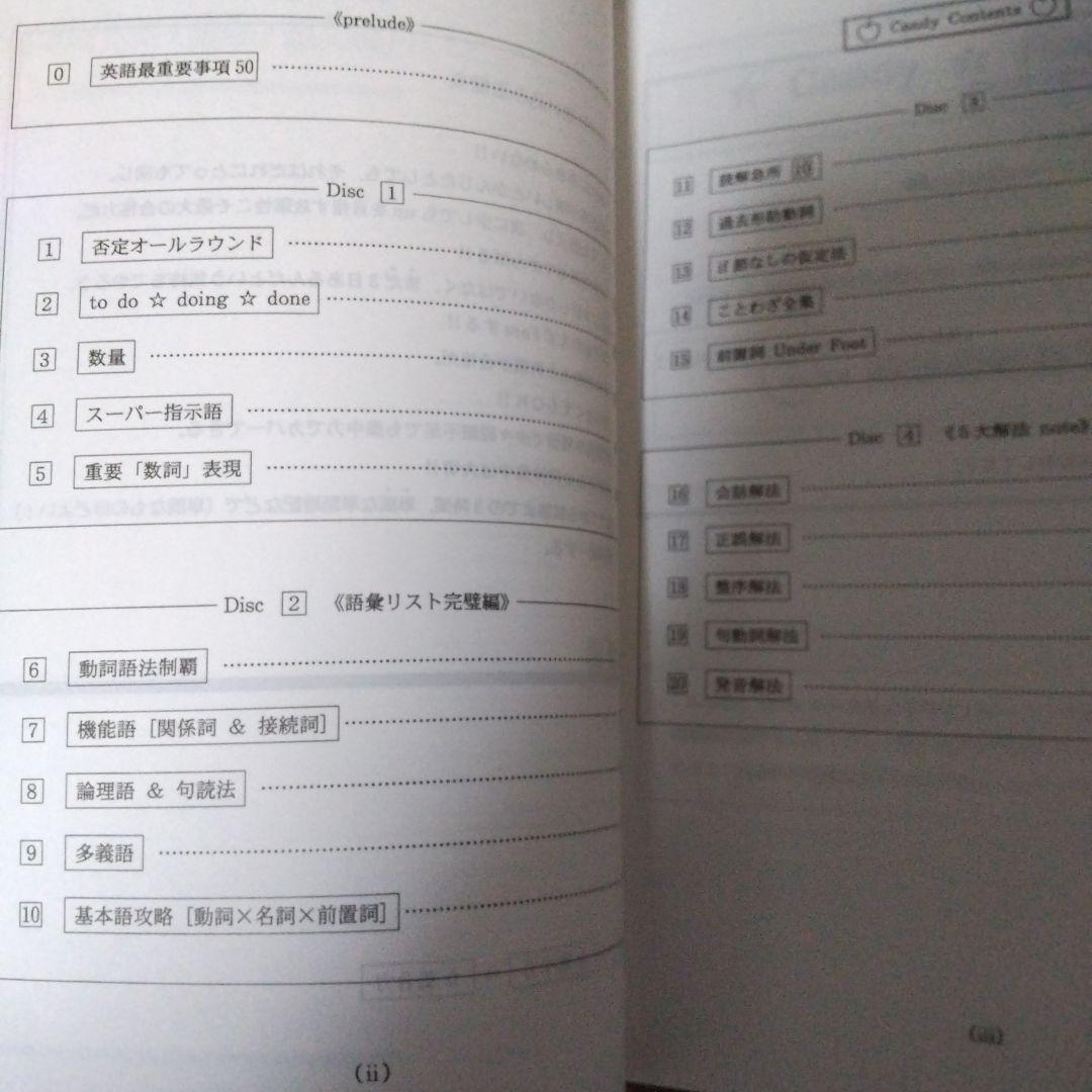 Candy Rock,Bootleg,XS 代ゼミ 冬期直前講習会 3冊セット