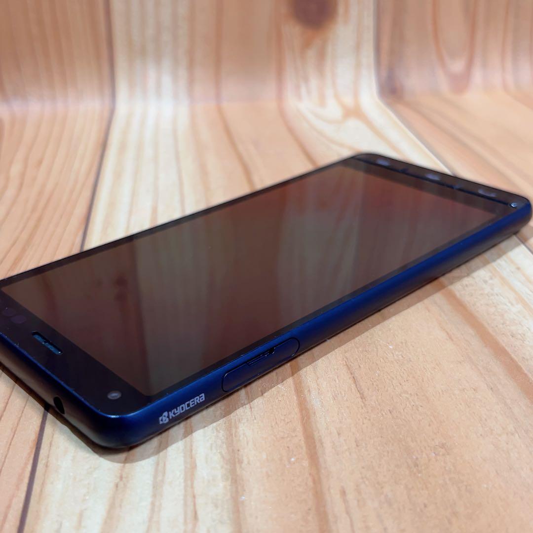 SIMフリー 本体 BASIO 4 KYV47 32 GB 107F ブルー