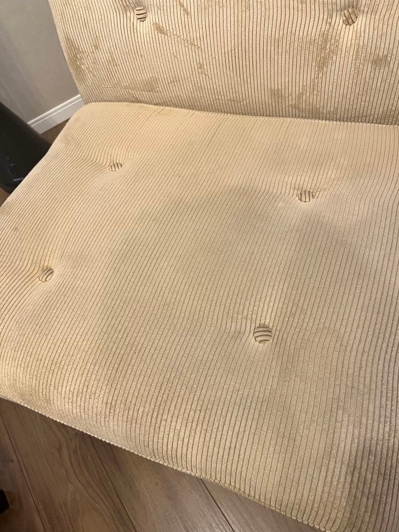 クラッシュゲート コーデュロイソファ チーク お値下げ交渉可