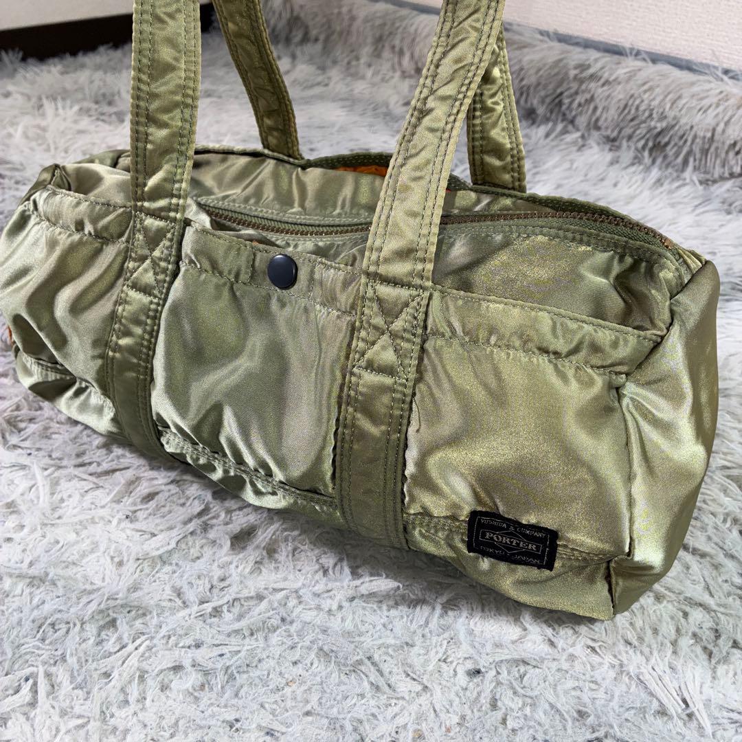 Porter ポーター タンカー ミニボストン ダッフルバッグ（S）カーキ