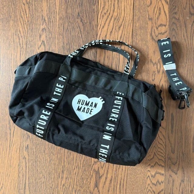 HUMAN MADEブラックヒューマンメイSKATE DUFFLE BAG