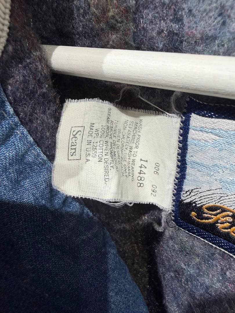 80s FIELD MASTER Sears ブランケット 襟コーズカバーオール