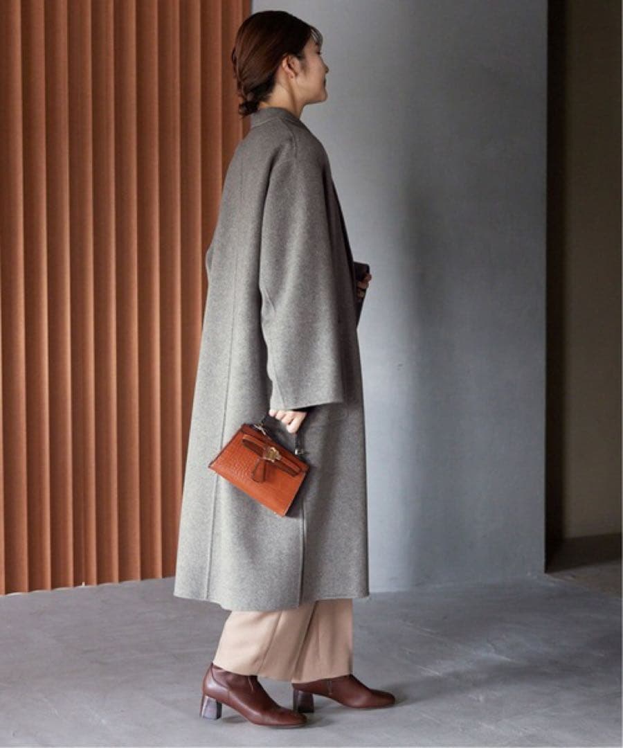 ♡新品　スローブイエナ　HAMILTONダブルフェイスロングチェスターコート