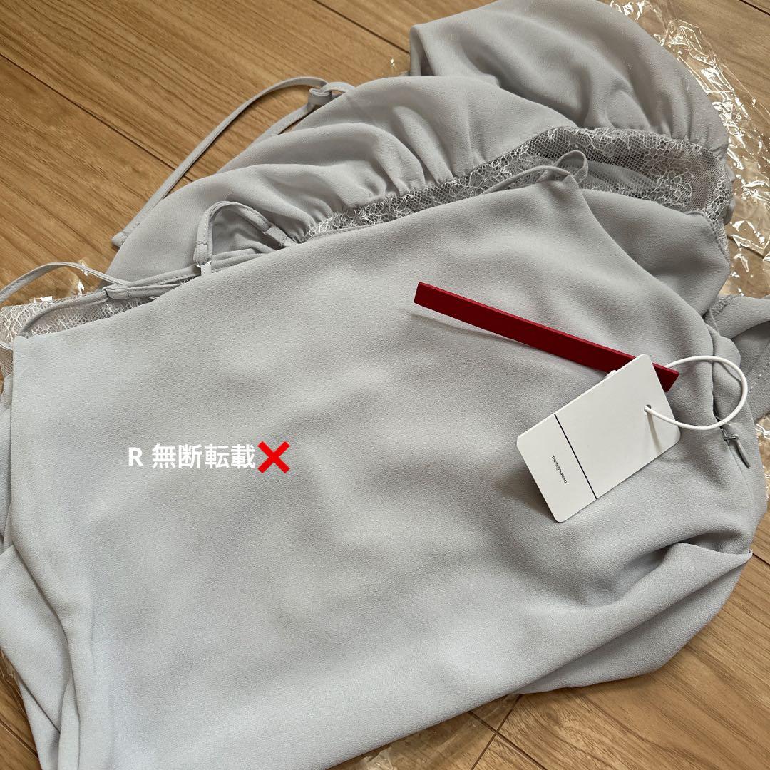 theredthread レースアップカーブドレス キャミワンピース