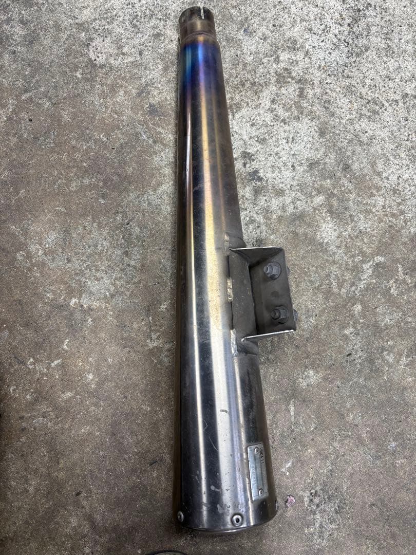 オーバーレーシング フルエキチタンメガホン MANXTYPE SR400(FI)