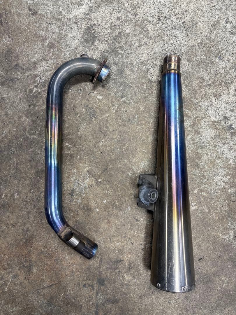 オーバーレーシング フルエキチタンメガホン MANXTYPE SR400(FI)