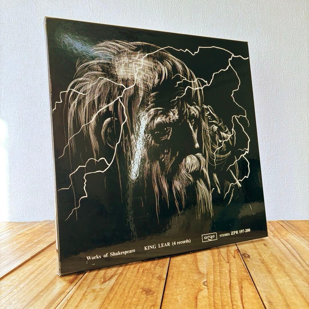 Works of Shakespeare KING LEAR 4枚組レコード