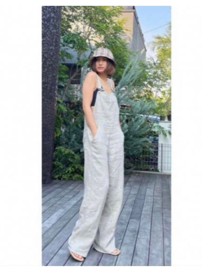 完売品RHC ロンハーマン リネン サロペット 佐田真由美着用 オーバーオール