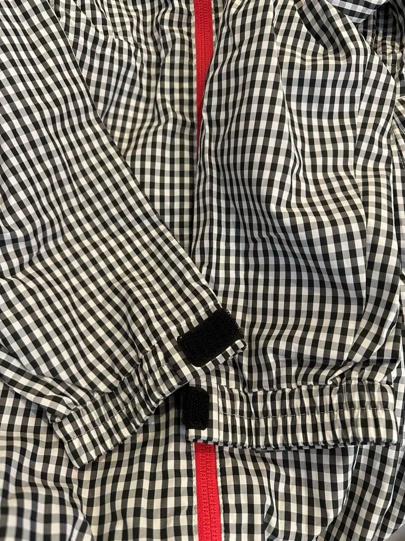 アディダスゴルフ 2way レインウェア ギンガムチェックワンピース