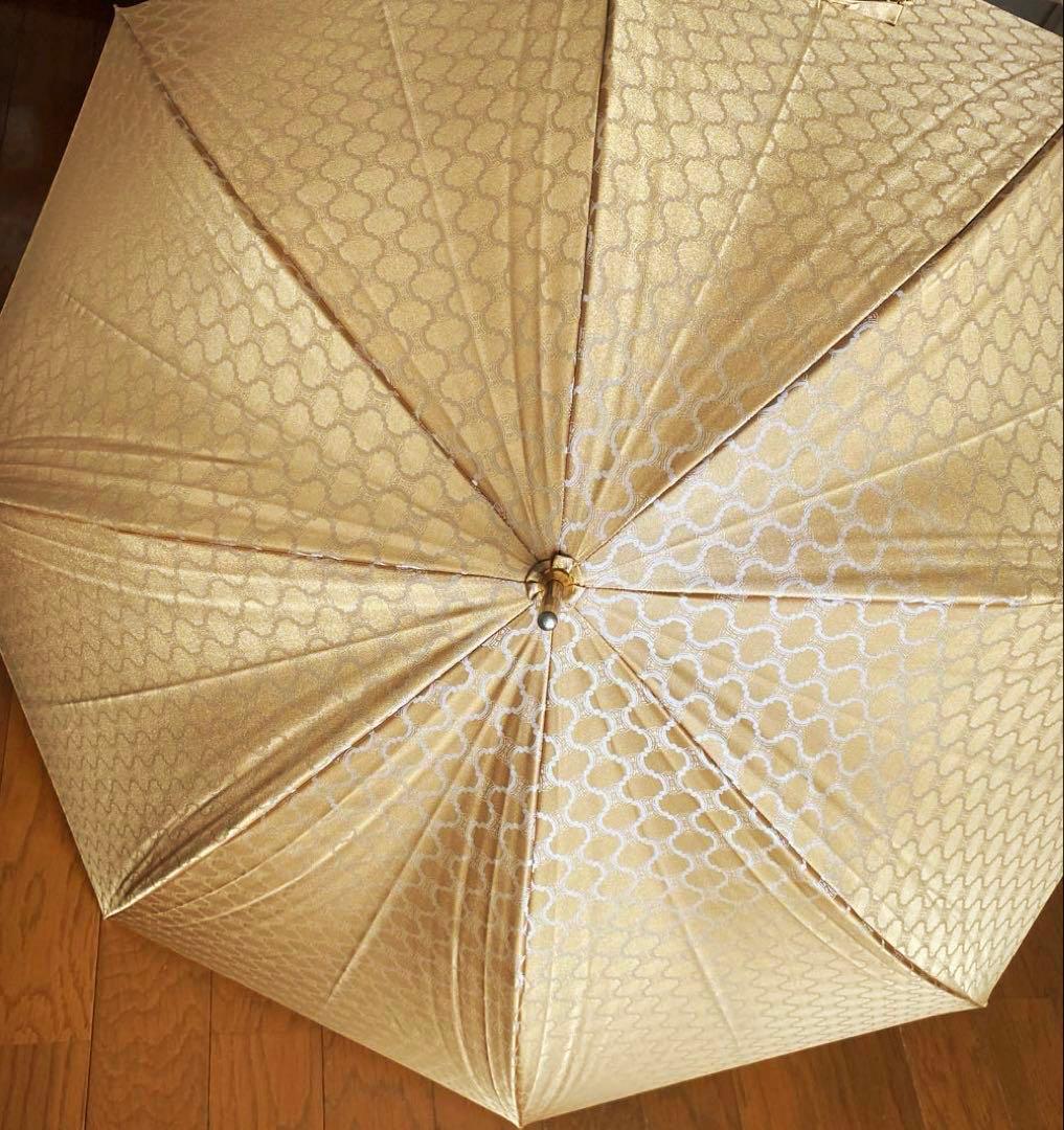 CELINE セリーヌ 雨傘 マカダム総柄ゴールド