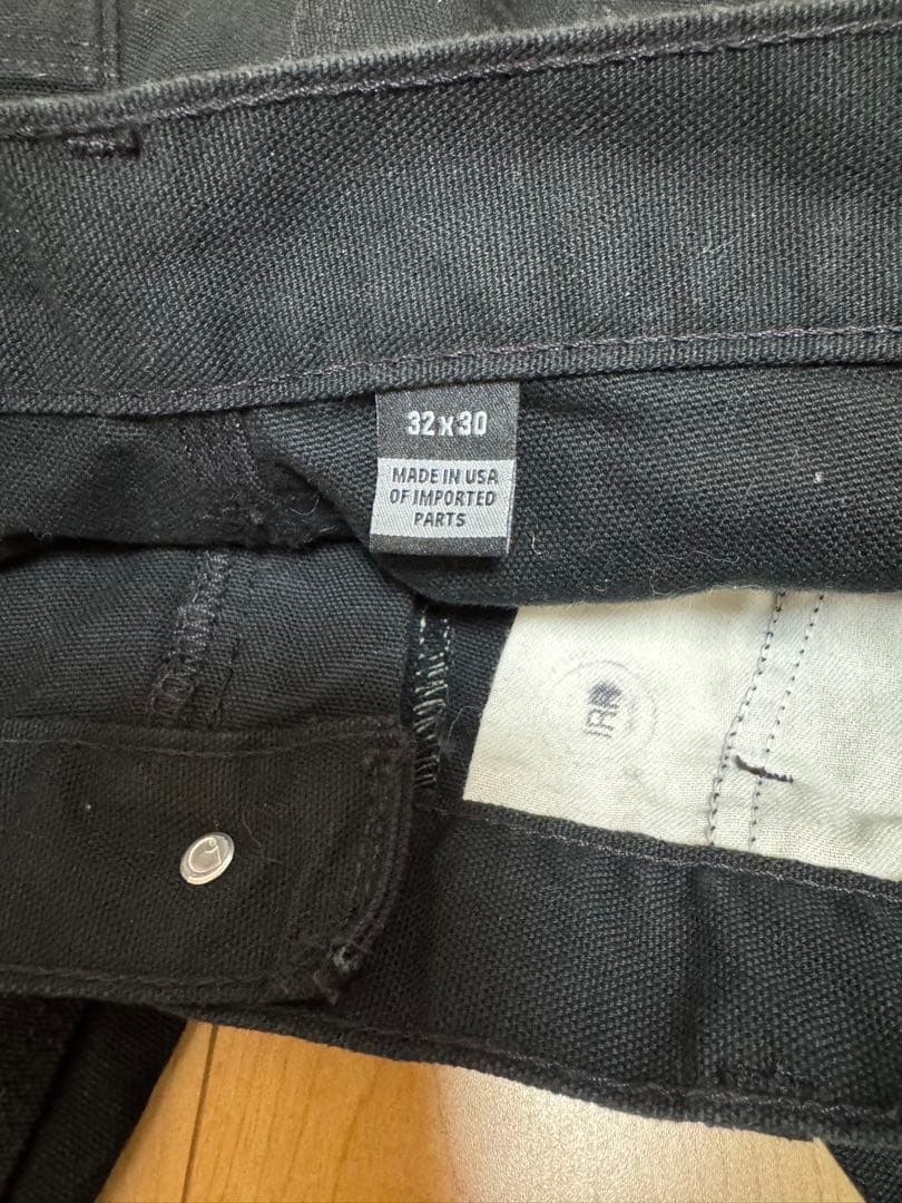 Carhartt 黒 ワークパンツ