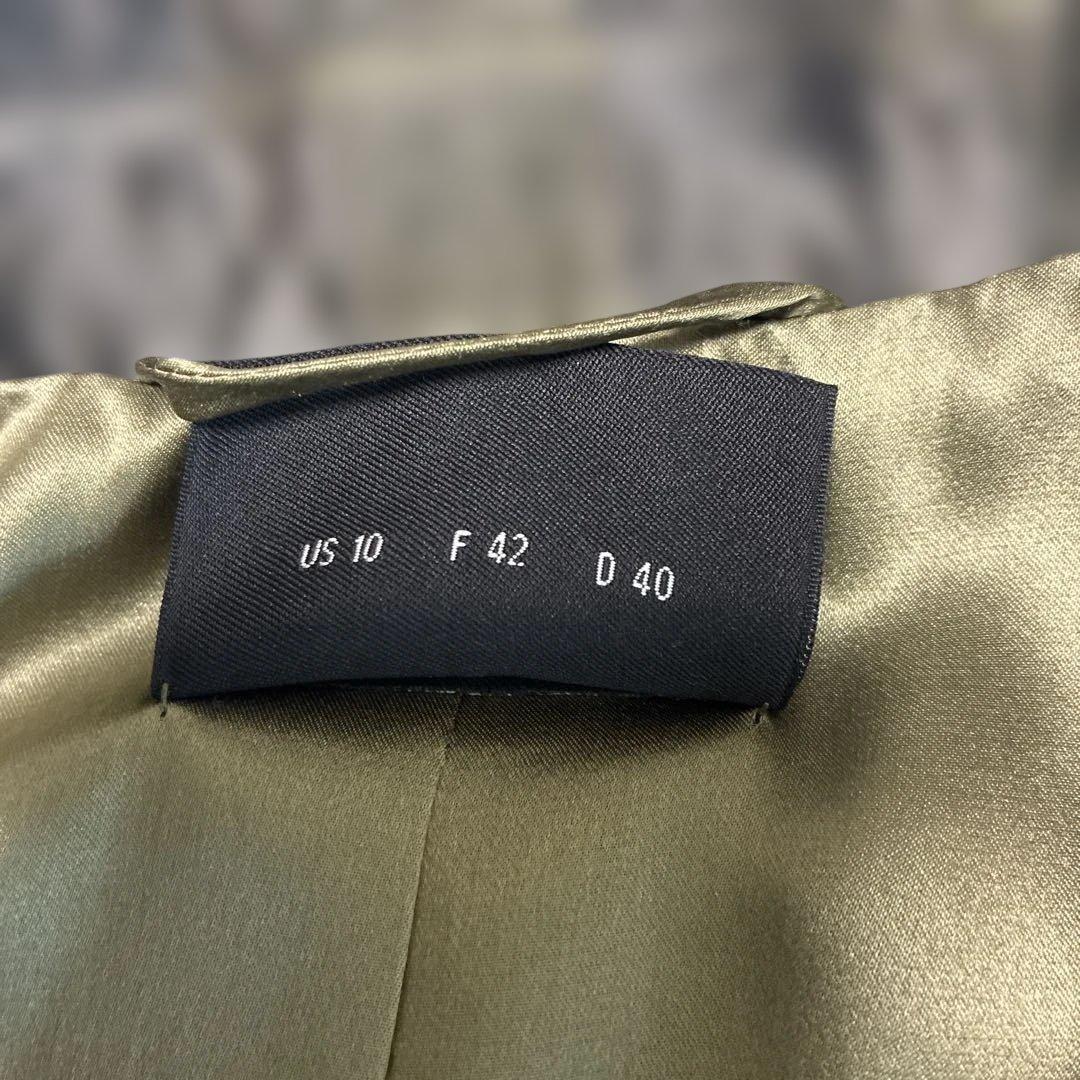 アクリス　ジャケットスカートオリーブ色　タグ付き