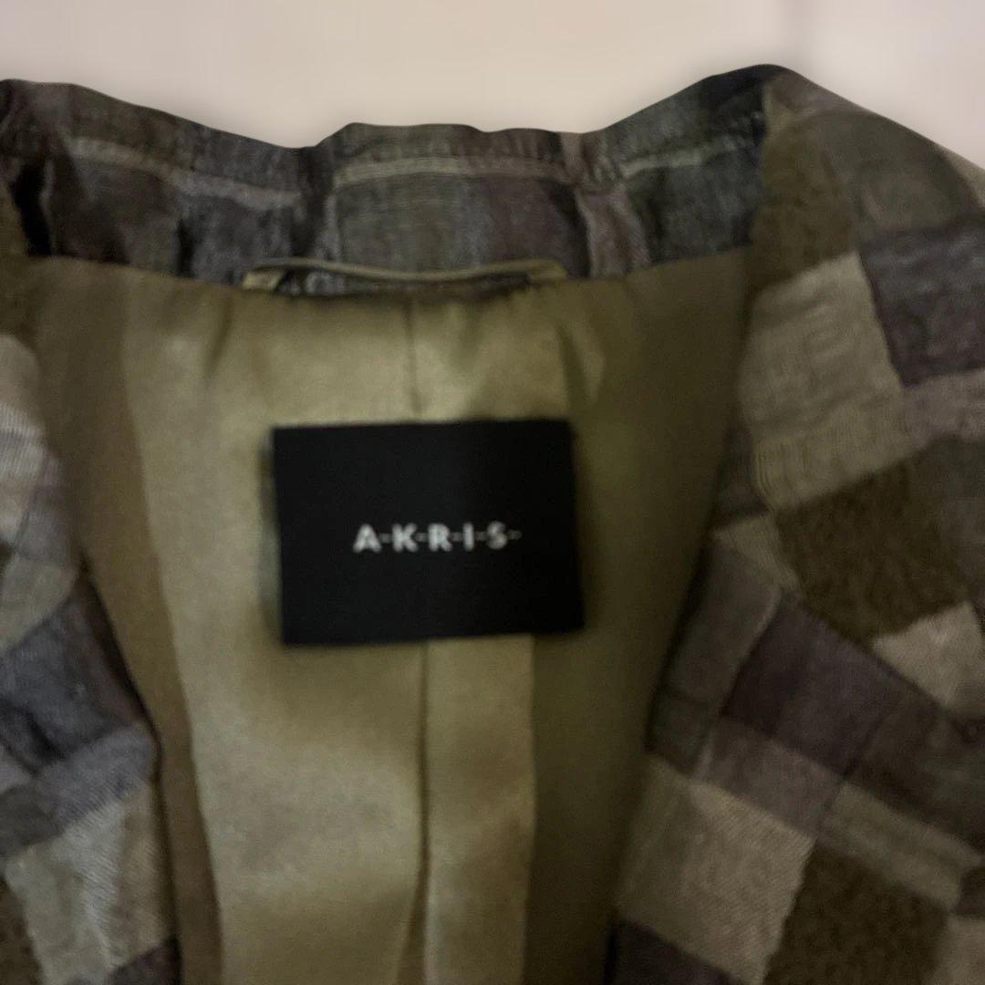 アクリス　ジャケットスカートオリーブ色　タグ付き