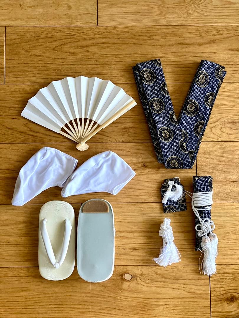 【七五三】羽織、袴セット　５歳男児用