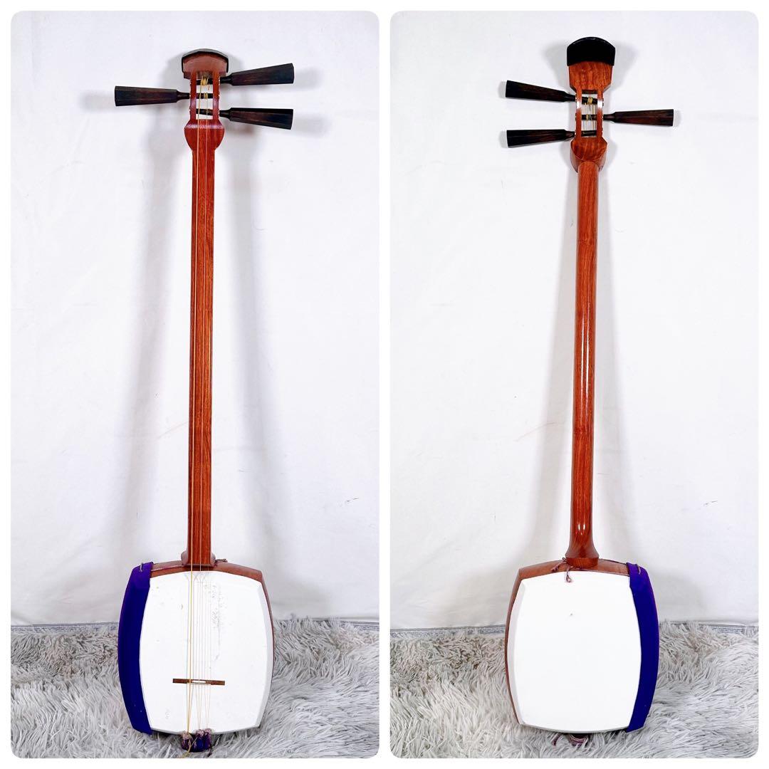 津軽三味線　花梨材　太棹　お稽古用