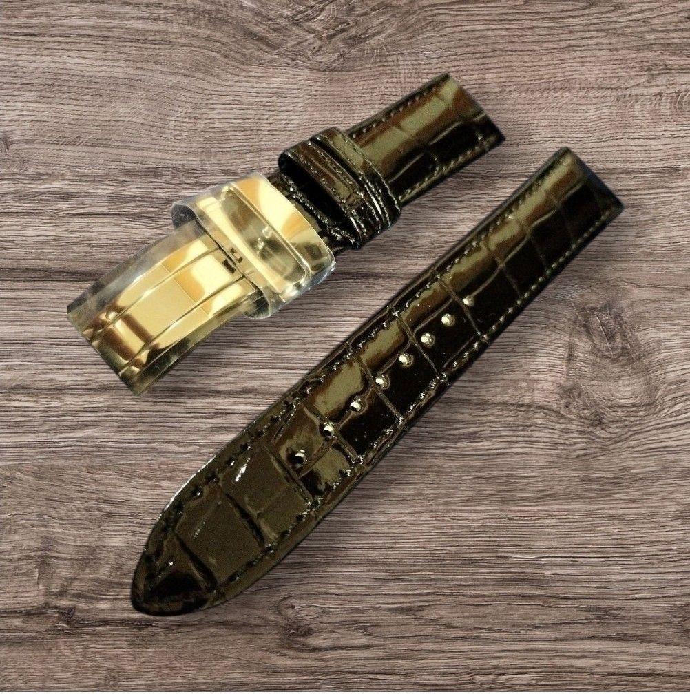 希望額があったら…☆レザーベルト 純正 黒　グランドセイコー　クロコ　20ｍｍ