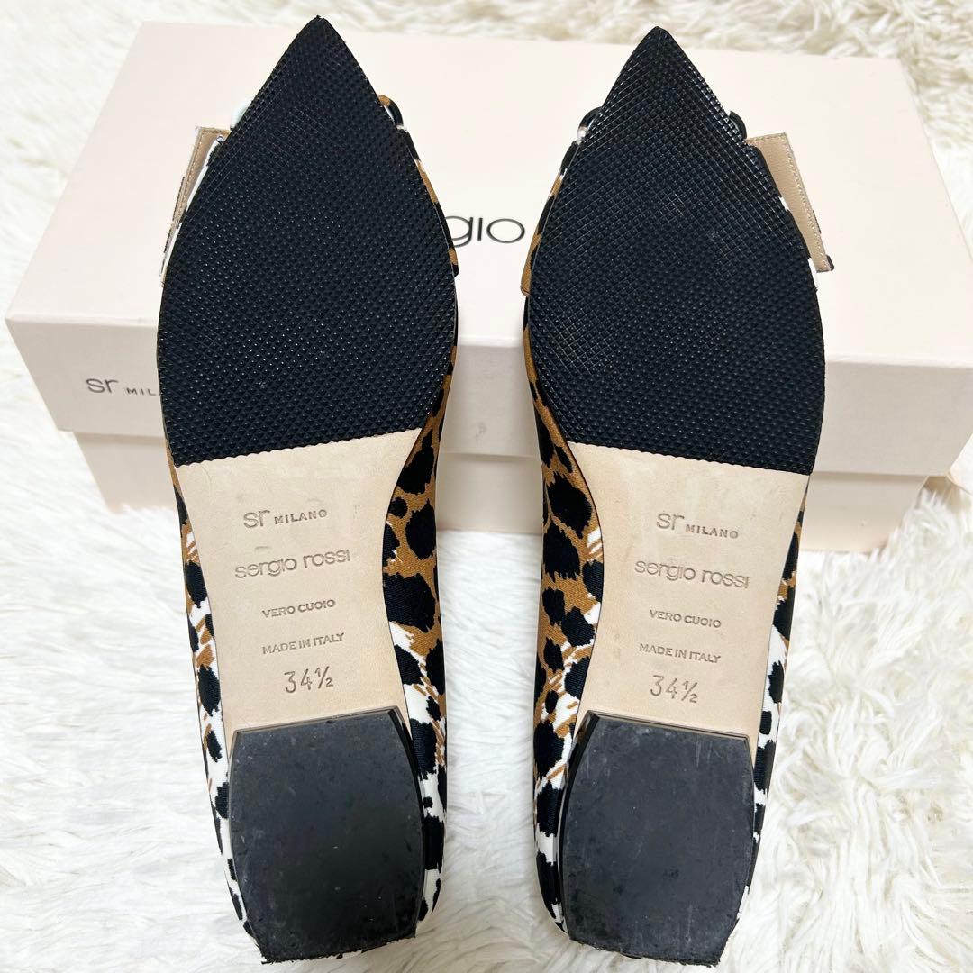 【美品】Sergio Rossi セルジオロッシ パンプス フラットシューズ