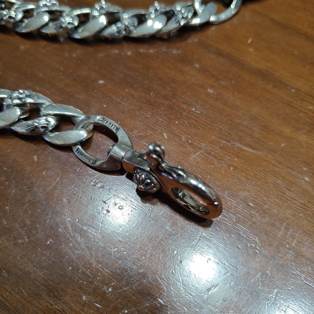 と*る様 ファンシー ダブルクリップ ウォレットチェーン シルバー925 222