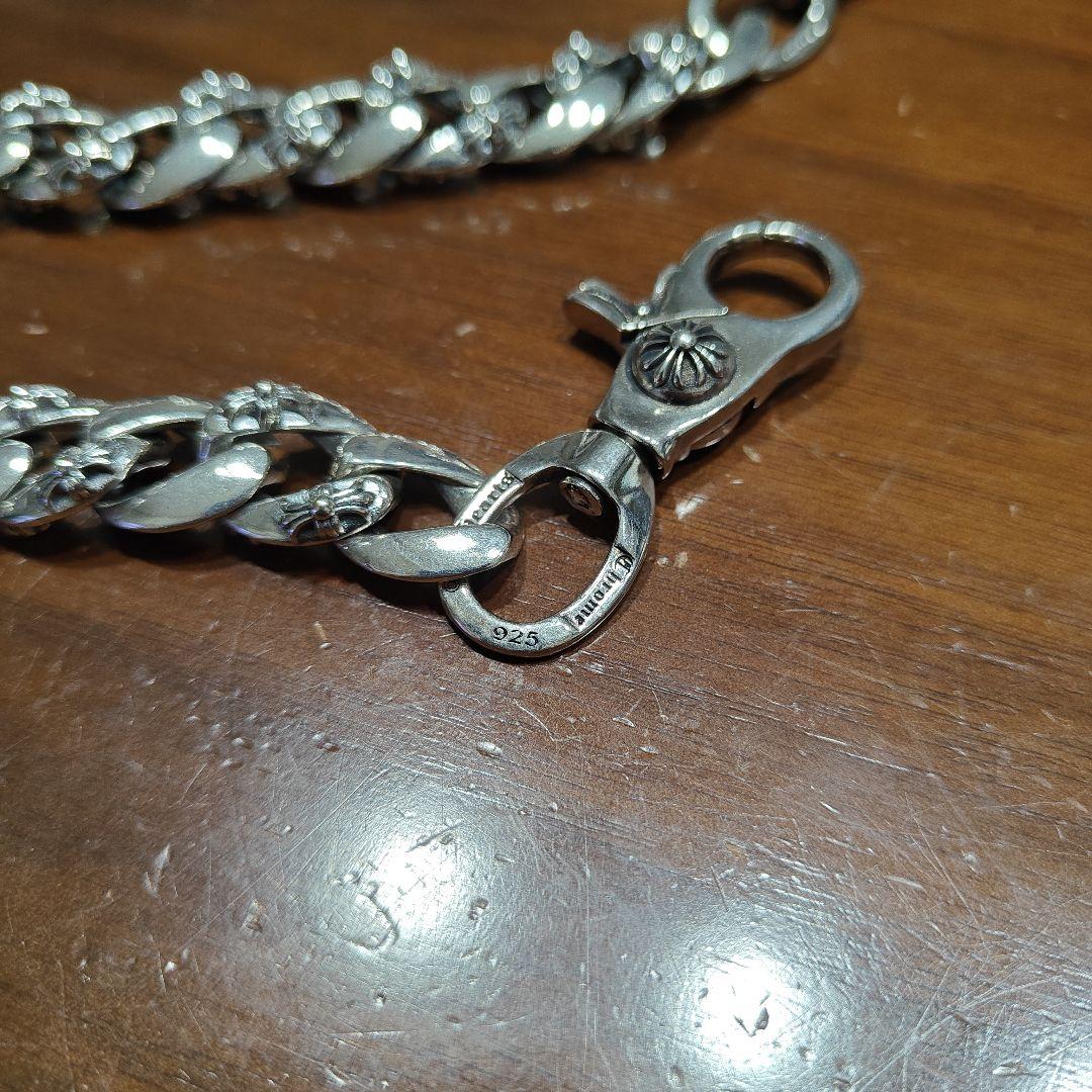 と*る様 ファンシー ダブルクリップ ウォレットチェーン シルバー925 222