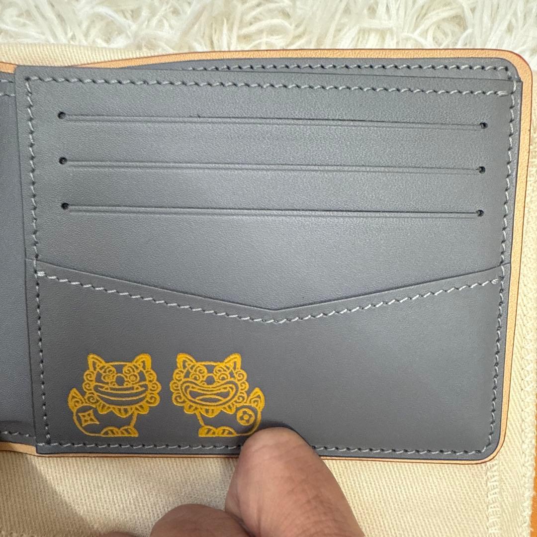 LOUIS VUITTON ミラーラインAW2021限定 二つ折り財布 シルバー