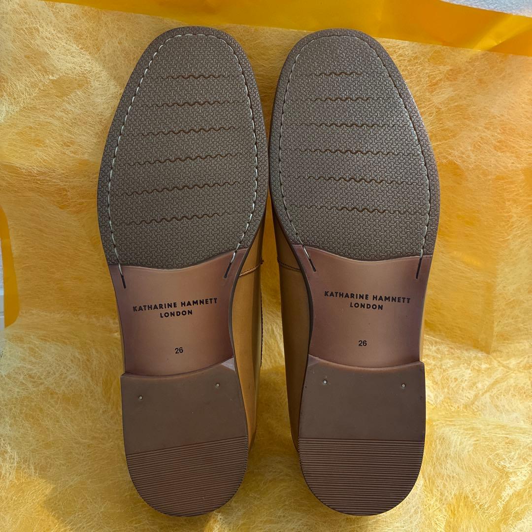 【新品未使用】KATHARINE HAMNETT ブラウン ローファー